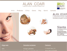 Tablet Screenshot of alancoar.com